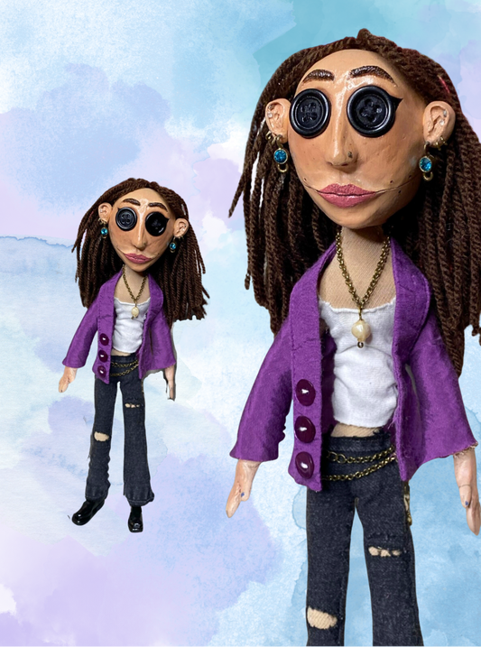 Custom Button-Eyed Dolls
