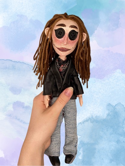 Custom Button-Eyed Dolls