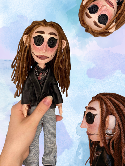 Custom Button-Eyed Dolls