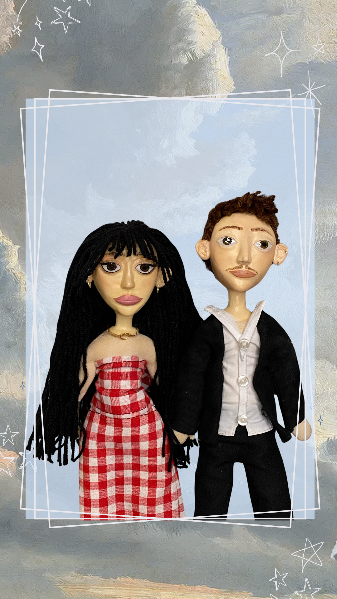 Custom Couple dolls