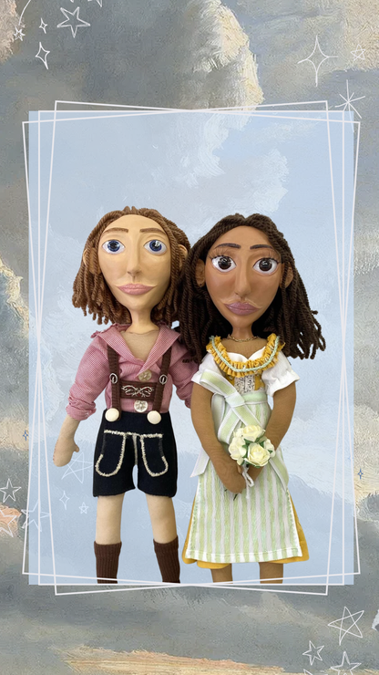 Custom Couple dolls